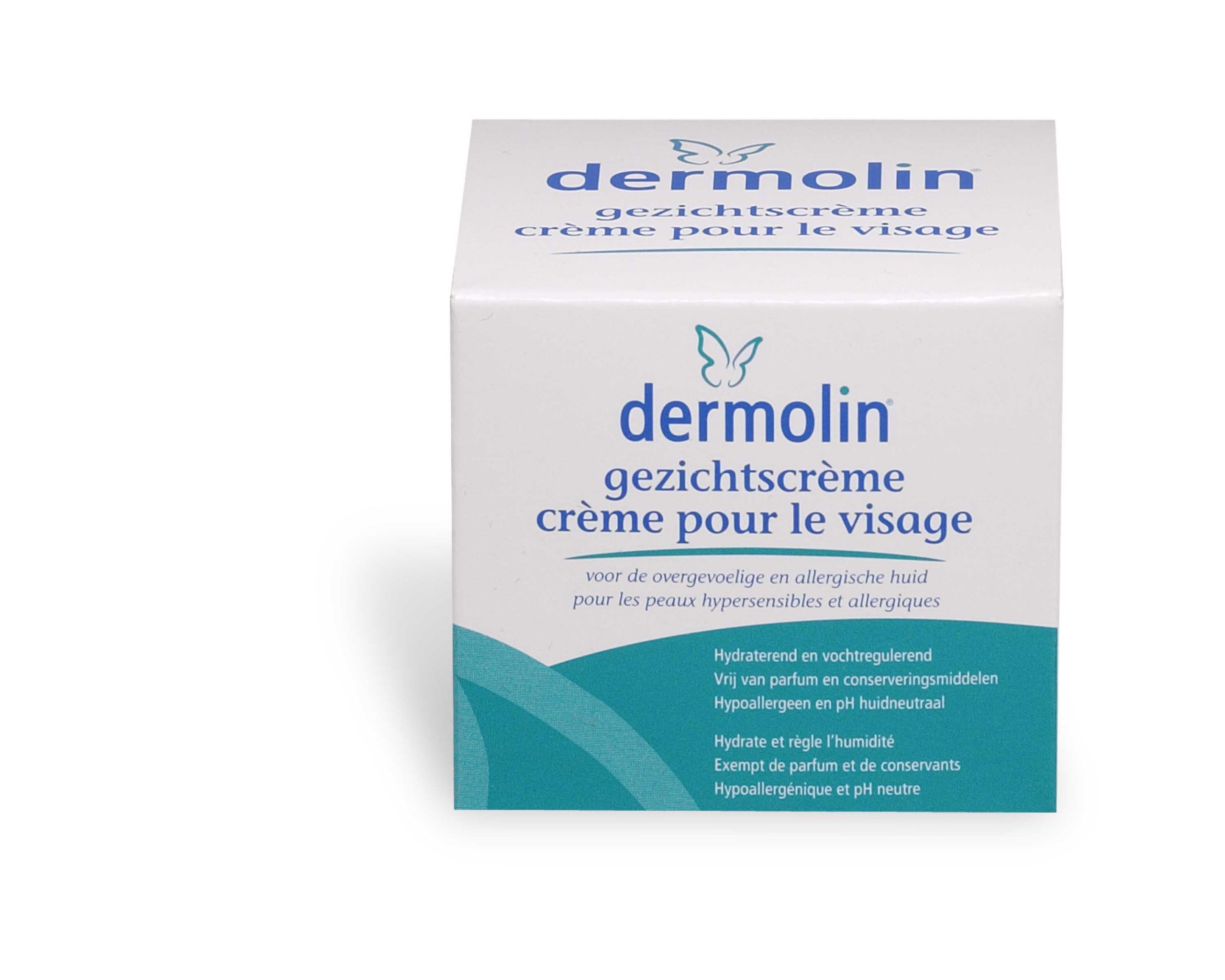 open haard Uitschakelen Pionier Dermolin Dagcrème 50ml Hypoallergeen en pH-neutraal