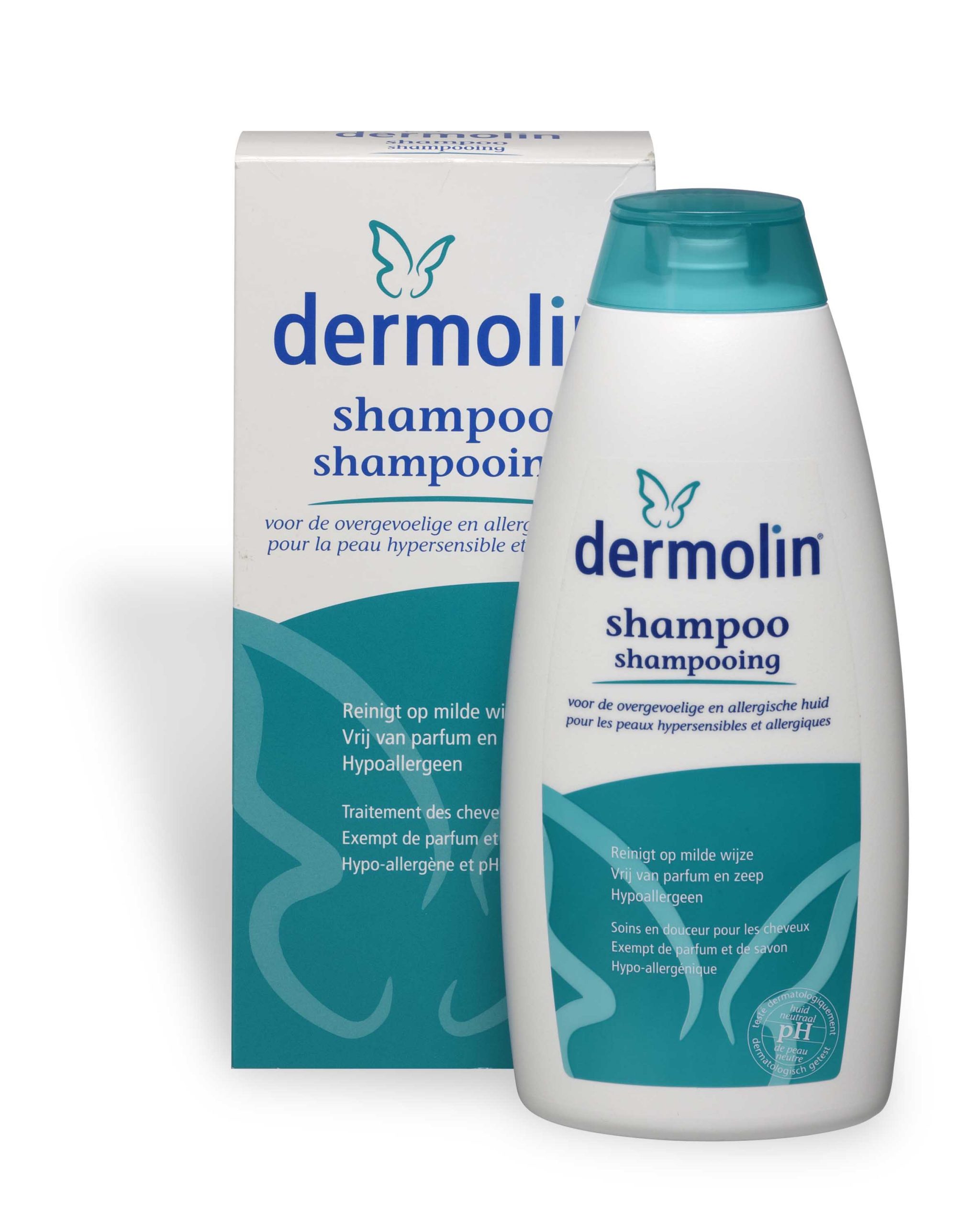 Octrooi Onhandig waar dan ook Dermolin Shampoo 200ml milde hypoallergene shampoo